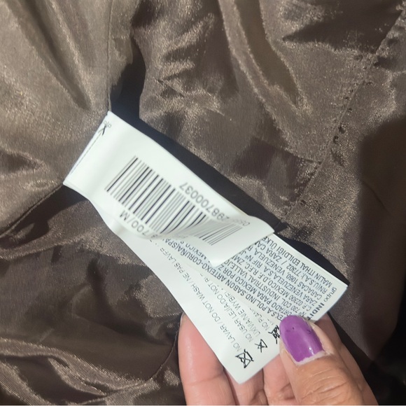 ZARA FAUX FUR SHORT COAT WITH TOGGLE FASTENERS - Picture 7 of 9